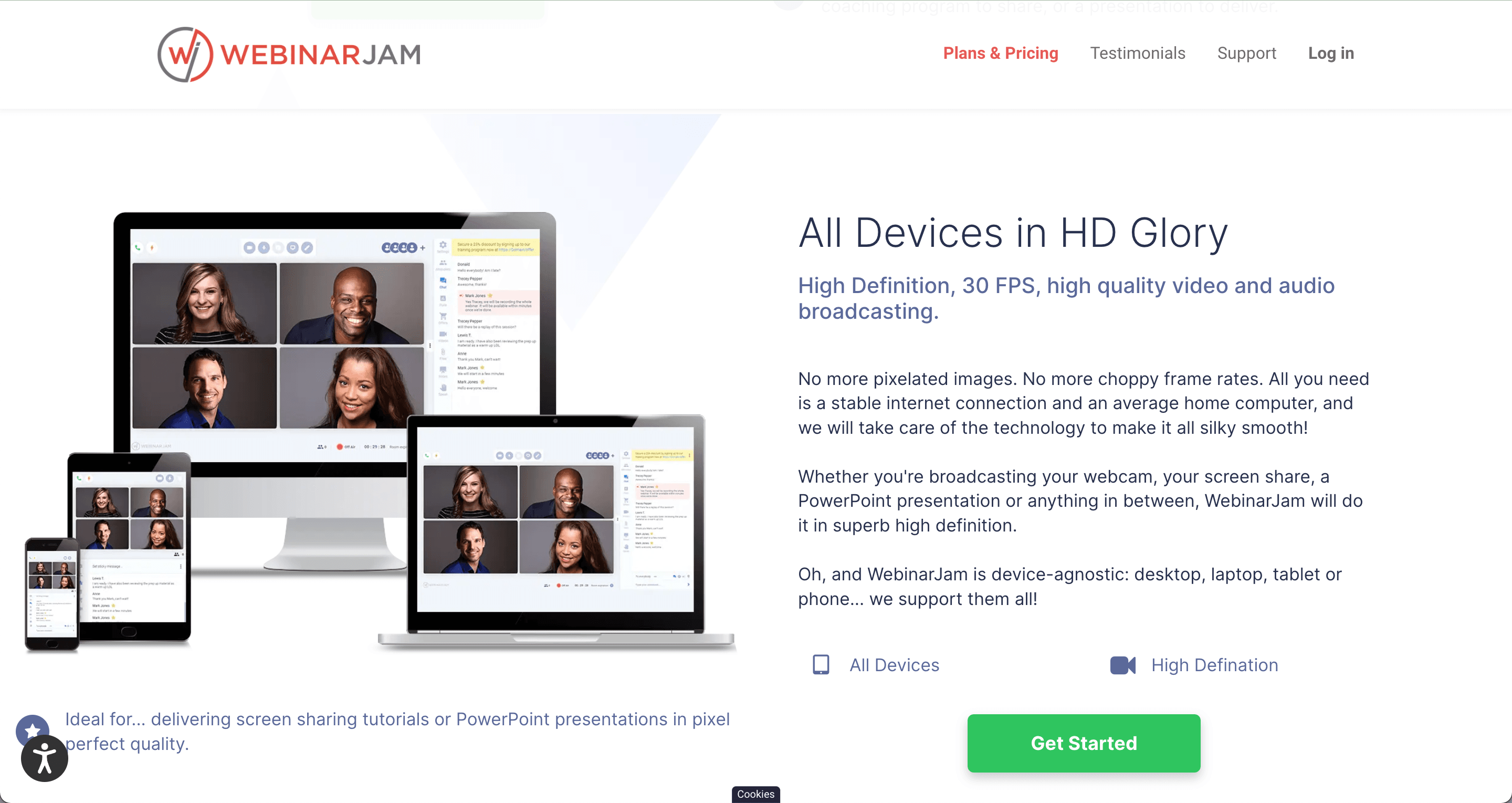 WebinarJam Website